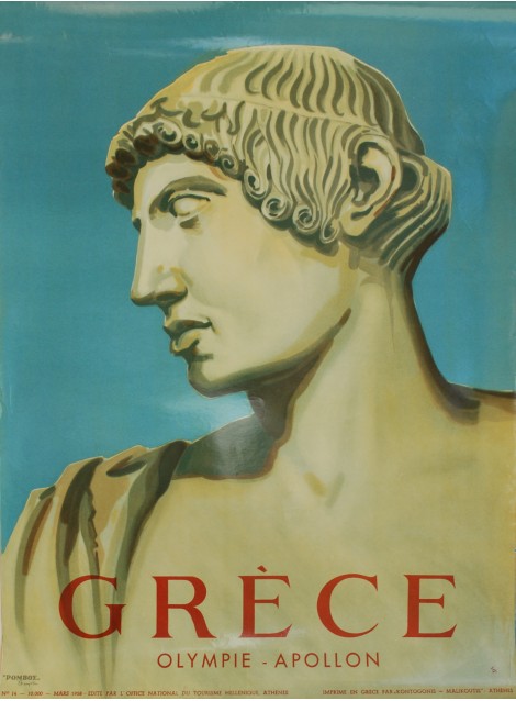 G. Vakirtzis. Grèce Olympie Apollon. 1958.