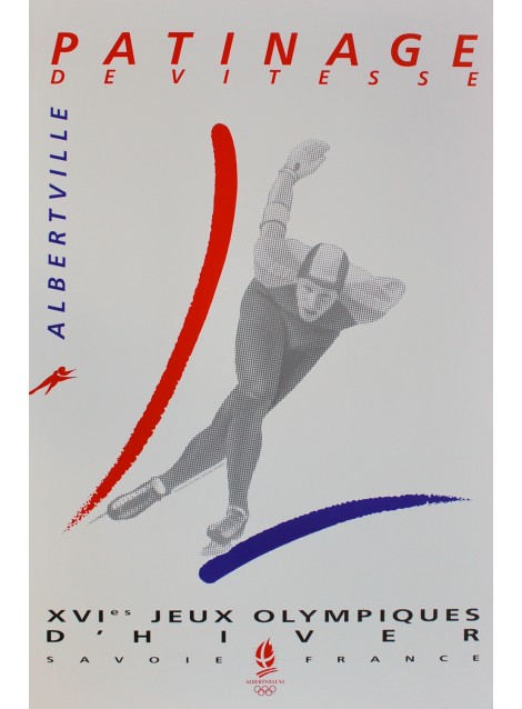 XVIe Jeux Olympiques d'Hiver. Albertville. Patinage de vitesse. 1992.