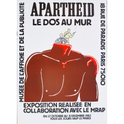 Willem. Apartheid, le dos au mur. 1982.