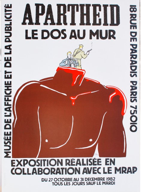 Willem. Apartheid, le dos au mur. 1982.