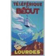 Hubert Mathieu. Lourdes. Le téléphérique du Béout. 1952.