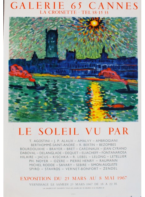 André Derain. Le soleil vu par... 1967.