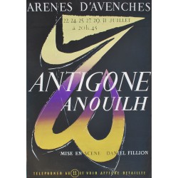 André Pache. Antigone Anouil, Arènes d'Avenches. 1954.