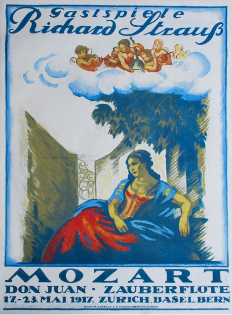 Emil Cardinaux. Gastspiele Richard Strauss. Mozart. 1917.