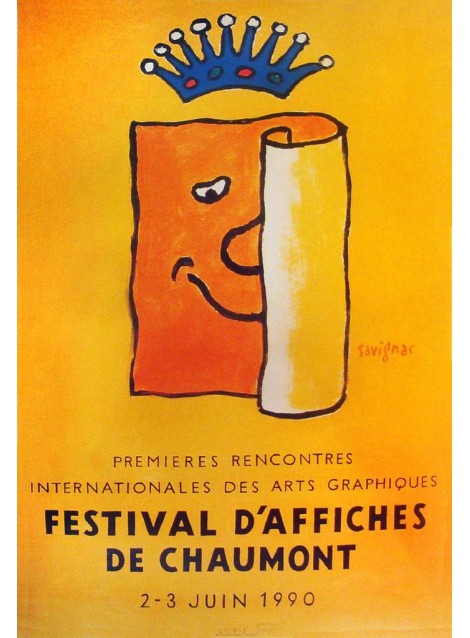 Savignac. Festival d'affiches de Chaumont. 1990.