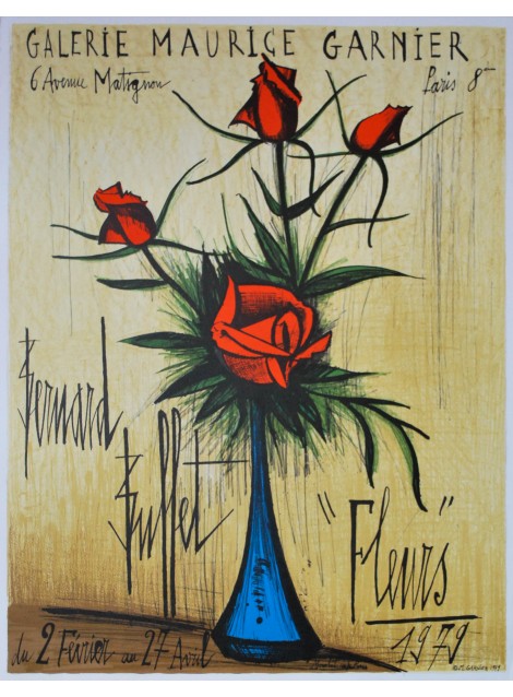 Exposition Paris. Bernard Buffet. 1979.