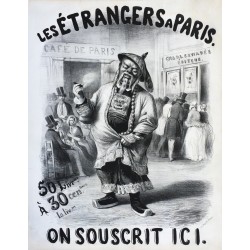 Les étrangers à Paris. 1844.