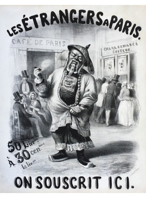 Les étrangers à Paris. 1844.