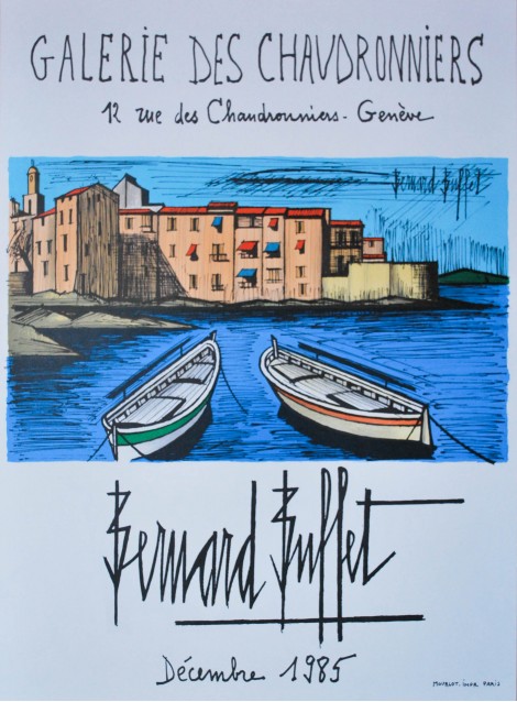 Exposition Genève. Bernard Buffet. 1985.