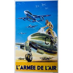 Paul Lengellé. L'Armée de l'air. Vers 1950.