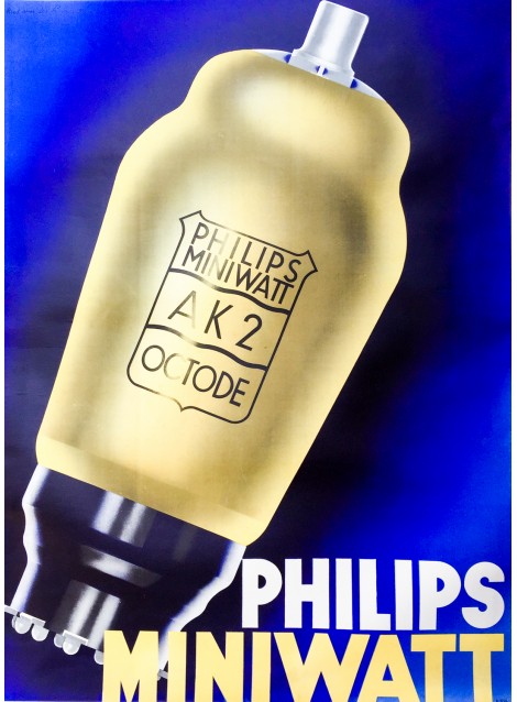 Philips Miniwatt. Ca 1930.