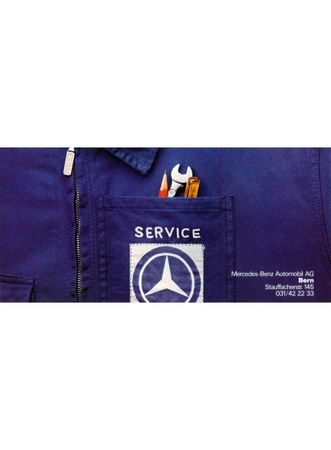 Elso Schiavo. Service Mercedes. 1979.