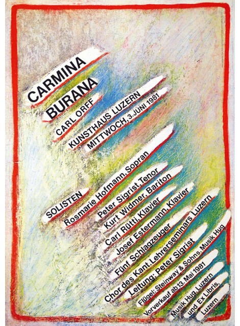 Eugen Bachmann-Geiser. Carmina Burana. 1981.
