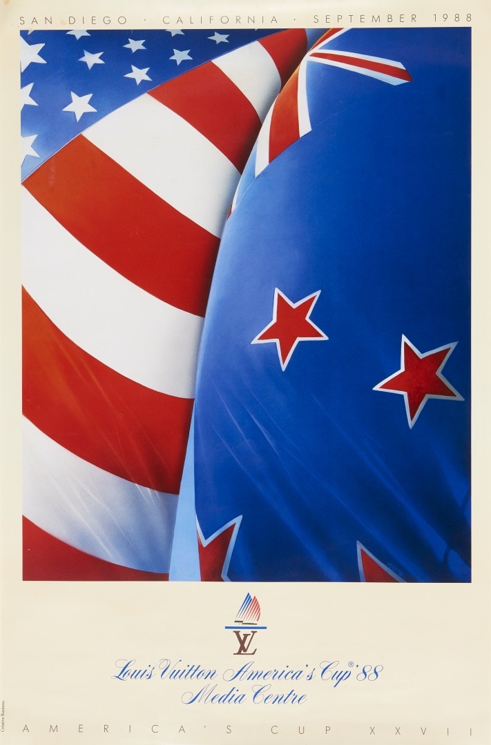 Vintage LV America's Cup Poster