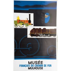 Pierre Fix-Masseau. Musée français du chemin de fer Mulhouse. Vers 1980.