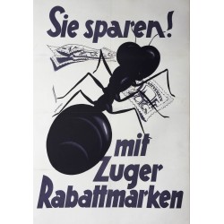 Martin Peikert. Zuger Rabattmarken. 1942.