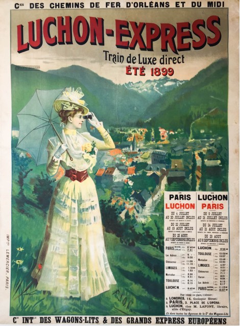 Rafael de Ochoa y Madrazo. Luchon-Express. 1899.