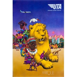 UTA. Afrique. Vers 1970.