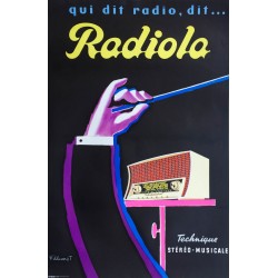 Bernard Villemot. Radiola. Vers 1960.