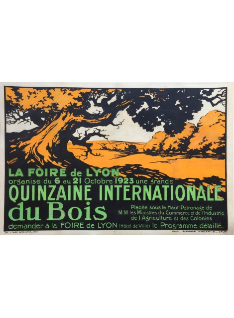 Quinzaine internationale du bois, Lyon. 1923.