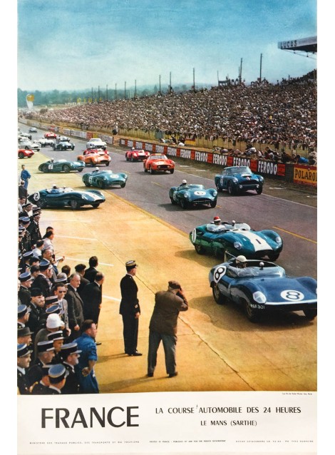 Yves Debraine. France, 24 Heures du Mans. 1959.