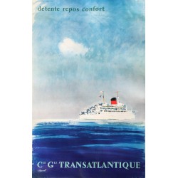 Albert Brenet. Compagnie générale transatlantique. Vers 1965.