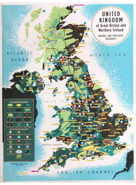 United Kingdom of Great Britain and Northern Ireland. Ca 1950.