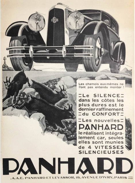 Alexis Kow. Panhard. Vers 1930.