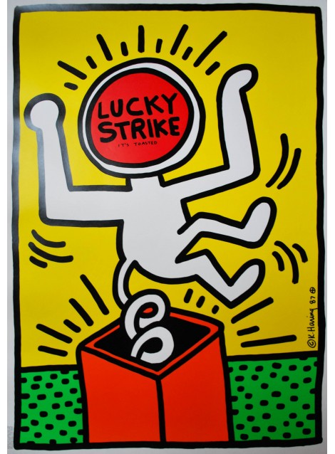 Lucky Strike. Keith Haring. 1987 (3 Posters)