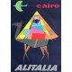 Milana. Alitalia. Cairo. Ca 1960.