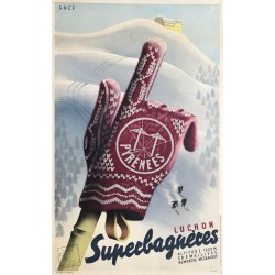 Roland Hugon. Superbagnères. 1937.