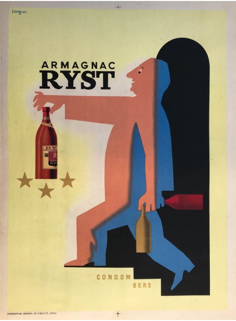 Raymond Savignac. Armagnac Ryst. 1943.