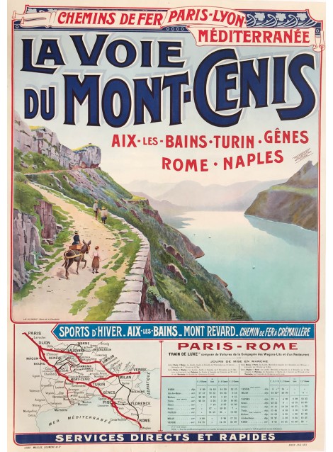 Joseph Jeannot. La voie du Mont-Cenis. 1912