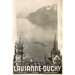 Agence Trio (Lausanne). Lausanne-Ouchy. Vers 1930.