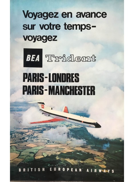 Ian MacDonald. British European Airways. Trident. 1964.