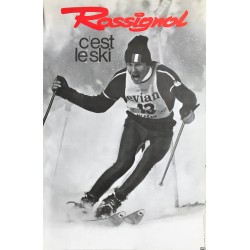 Skis Rossignol. Ca 1970.