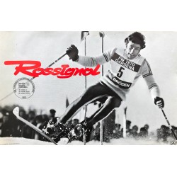 Skis Rossignol. Val Gardena. Patrick Russel. 1970.