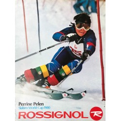 Skis Rossignol. Perrine Pelen. 1980.