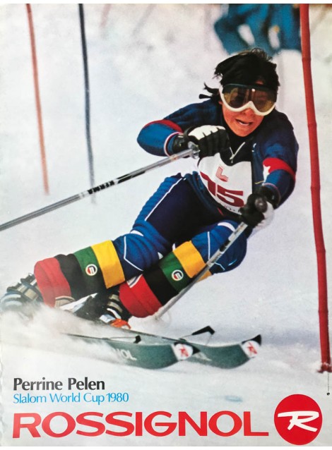 Skis Rossignol. Perrine Pelen.1980.