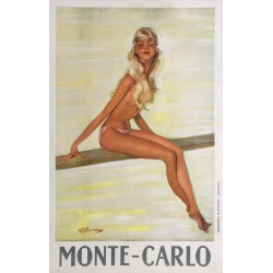 Jean-Gabriel Domergue. Monte-Carlo. Circa 1950.