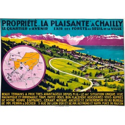 "La Plaisante" à Chailly, Lausanne. Circa 1935.