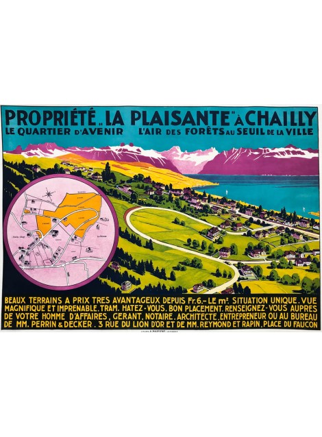 "La Plaisante" à Chailly, Lausanne. Circa 1935.