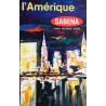 Brisart. Sabena. L'Amérique. Ca 1950