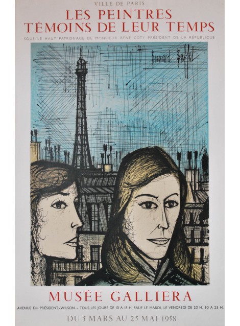 Exposition Paris. Bernard Buffet. 1958.