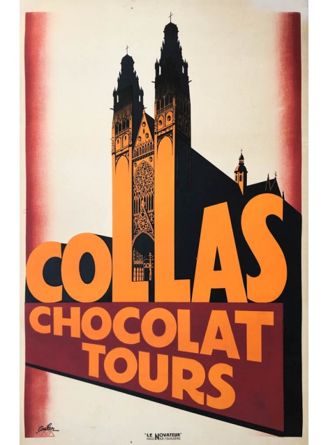 Eric de Coulon. Collas Chocolat Tours. 1933.