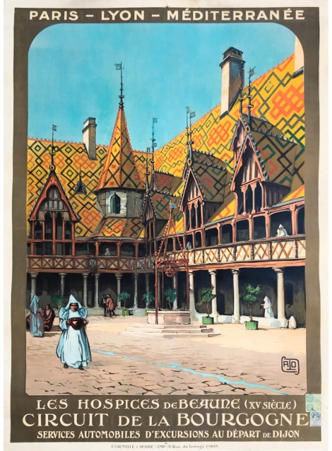 Alo. PLM Les Hospices de Beaune. 1924.