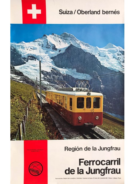 Ferrocarril de la Jungfrau. Ca 1970