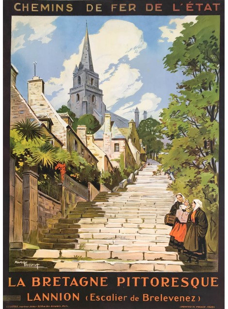Maurice Toussaint. La Bretagne pittoresque. Lannion. 1929.