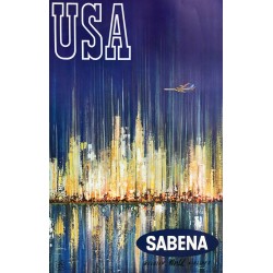 Brisart. Sabena USA. Circa 1965.