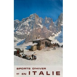 Sports d'hiver en Italie. 1964.